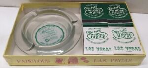 NOS Stolen from Mabel’s Whore House Clear Glass Ashtray Green Las Vegas Vintage