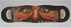 Vintage Pirate With Cigar Halloween Die Cut Paper 1/2 Mask Early US Patent - Imagen 1 de 2