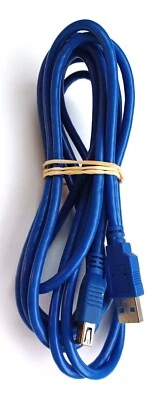 Blue USB 3.0 Extension Cable 3 Metres (Type-A Male to Type-A Female) - Image 1 of 2