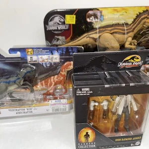 Jurassic World Velociraptor Blue Carcharodontosaurus *NEW* Lot - Picture 1 of 5