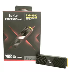 Lexar Professional - NM800 Pro + Heatsink Festplatte - 512GB SSD Zustand: gut - Bild 1 von 3