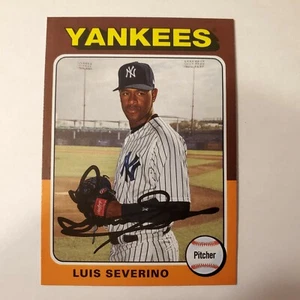 2019 Topps Archives Luis Severino card # 168 New York Yankees - Picture 1 of 1