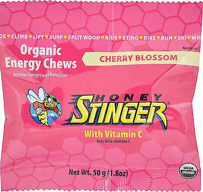 Honey Stinger Organic Energy Chews Cherry Blossom 12ct