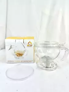 TEAVANA Easy Tea Steeper 18 Oz for Loose Leaf Tea Brewing 2004 Clear Logo cup - Picture 1 of 9