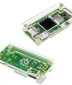 Raspberry Pi Zero 2 W Kit Module Board + Acrylic Case with Heatsink - Picture 1 of 6