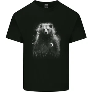 Mystical Grizzly Bear Kids T-Shirt Boys Girls - Picture 1 of 3
