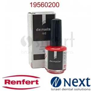 Dental Lab Renfert die master Die varnishes Red 15 ml 15µm 19560200 Germany - Picture 1 of 3