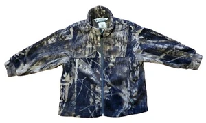 Columbia Camo Fleece Full Zip Sweatshirt Jacket Youth 4/5 Hunting Fishing - Picture 1 of 8