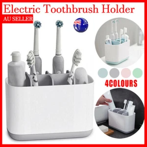 Electric Toothbrush Holder Bathroom Caddy Storage Large Multifunction Organizer - Picture 1 of 16