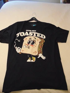 Return To Sender Shirt Herren XXL schwarz LETS GET TOASTED WEED Tee SHIRT BRANDNEU - Bild 1 von 4