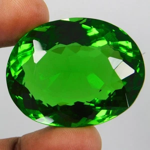 Piedra preciosa suelta de corte ovalado granate tsavorita verde natural de 139,70 quilates_CERTIFICADO' - Imagen 1 de 6