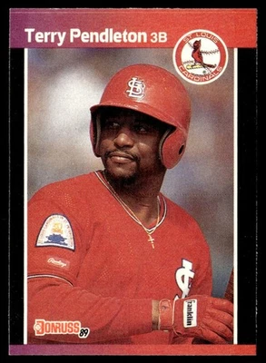 1989 Donruss Terry Pendleton St. Louis Cardinals #230 - Image 1 of 2