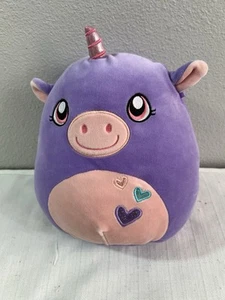 Squishmallow Tallulah das Einhorn lila Plüschherzen 8 Zoll Kellytoy - Bild 1 von 3