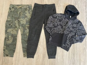 Boys Adidas Hoodie Sonoma Sweatpants Wrangler Camo Pants Lot, Large 14-16 Outfit - Picture 1 of 4