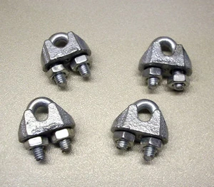 4 Stück Drahtseilklemmen Standard 3 mm  (M9002) - Picture 1 of 1