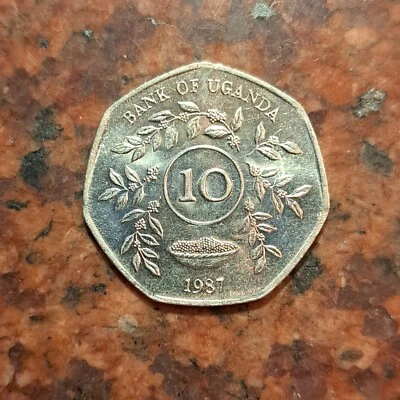 1987 UGANDA 10 SHILLINGS COIN - #B5735 - Image 1 of 2