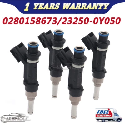 4PCS 0280158673 For Jaguar XJ8 XK8 S-Type Land Rover LR3 New Fuel Injections - Image 1 of 4