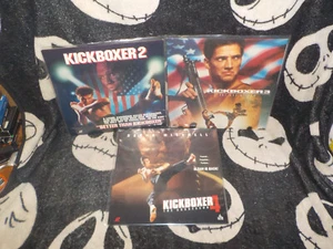 Kickboxer 2, 3 & 4 Laserdisc LD Sasha Mitchell Peter Boyle Free Shipping - Picture 1 of 8