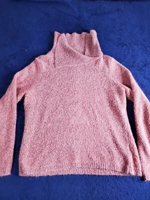 Suéter Studio Works para mujer color salmón acrílico/poliéster talla PL Foto 1 de 4