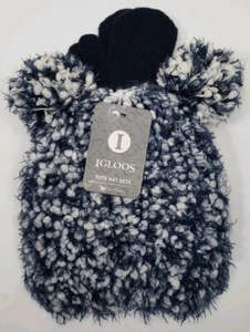 Igloos Tots Size 2-4 Years Hat Mitten Set Children Winter - Picture 1 of 4