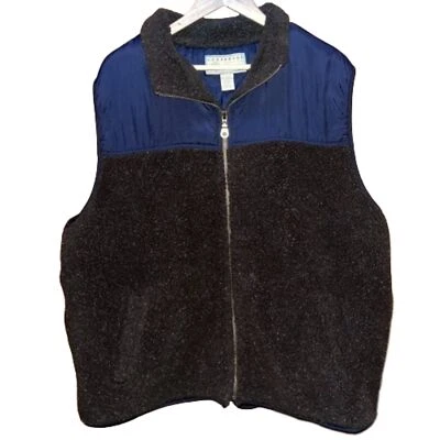 Chaleco de peluche marrón Consensus 2XL chaqueta de transición de color neutro con cremallera para hombre  Foto 1 de 4