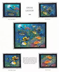 MICRONESIA 1995 LAGOON FISH MNH SCUBA - Picture 1 of 1