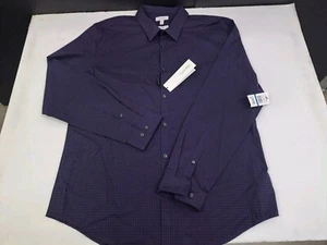 NWT Calvin Klein Infinite Non Iron Slim Fit Shirt Mens XL Long Sleeve #6408 - Picture 1 of 6