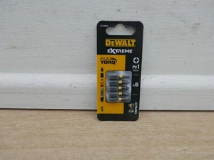Brocas destornillador de alto impacto DEWALT EXTREME DT7386T 5 X PZ1 x 25 mm FLEXTORQ - Imagen 1 de 1