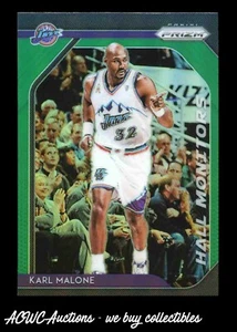 2018-19 Panini Prizm Hall Monitors Green Prizm #5 Karl Malone - Picture 1 of 2