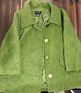 3/4 Sleeve Amazing Green Coat Spense Medium Women’s - Picture 1 of 4