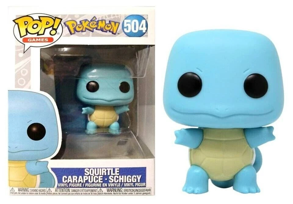 Funko POP! Games Pokemon Squirtle Figura #504 - Immagine 1 di 1