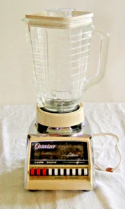 Vintage Osterizer Model 847 Galazie Cycle Blend Pulse-Matic 10 Chrome Blender - Picture 1 of 4