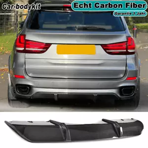 Diffusore carbonio diffusore posteriore spoiler per BMW X5 F15 M pacchetto paraurti 2014-18 - Foto 1 di 11