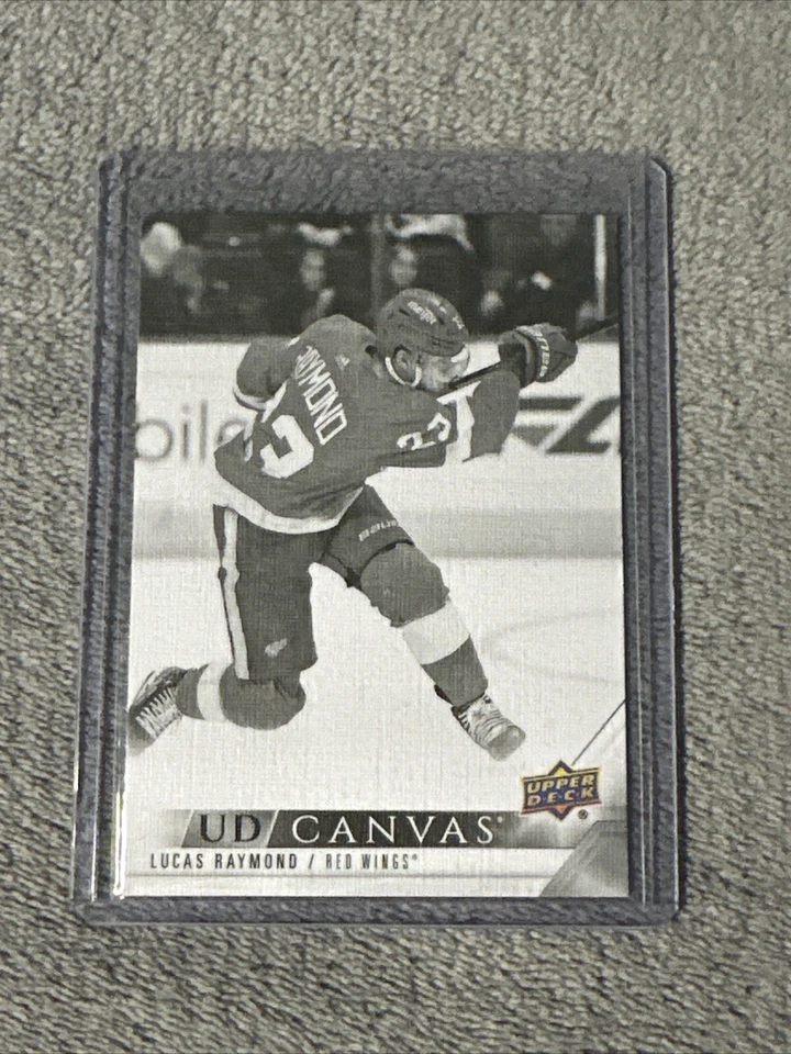 Lucas Raymond Variation, 2022-23 Upper Deck UD Canvas #C149 Black & White - Image 1 of 2