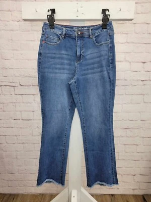 Jeans Peace Love World 16R M. LAVADO A574222 regular ajustado recto dobladillo crudo Foto 1 de 3