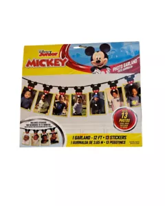Mickey Mouse Geburtstag Foto Girlande - 12 Fuß hält 13 Fotos Disney Junior - Bild 1 von 2