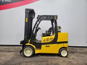 2015 YALE GLC120VX 3 STAGE 12000LB CUSHION LPG FORKLIFT STK 13569 - Picture 1 of 12