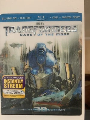 Transformers: Dark of the Moon 3D (Blu-ray/DVD) Sealed W/ Lenticular Slipcover - Image 1 of 2