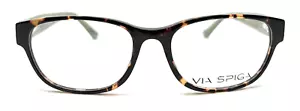 VIA SPIGA - RAFFAELLA 550 52/17/135 - TORTOISE - NEW Authentic WOMEN EYEGLASSES - Picture 1 of 2