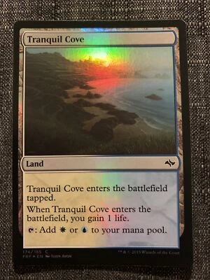 1x Tranquil Cove - Foil - NM - Fate Reforged - MTG Magic The Gathering - Image 1 of 2