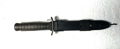 POLISH ARMY WZ92  BLACK SPECIAL TROOPS KNIFE, NOT THE WZ98 NO SAW BLADE - Image 1 of 4