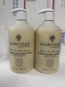 2 Pack Hairitage By Mindy McKnight Fragrance Free Conditioner 13oz. Pump - Picture 1 of 1
