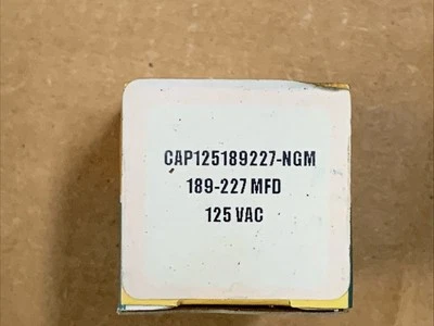 Hi-Torq CAP125189227-NGM 189-227 uF MFD 125 Vac Motor Start Starting Capacitor - Image 1 of 4