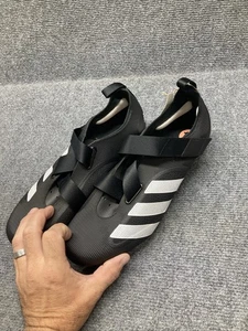 Adidas Mens The Indoor Cycling Bike Shoes Black White 3-Bolt GX6544 Size 10 NEW  - Picture 1 of 6