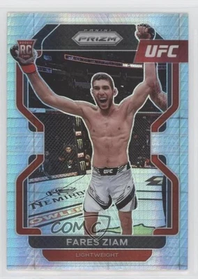 2022 Panini Prizm UFC Hyper Prizm Fares Ziam #143 Rookie RC - Image 1 of 2