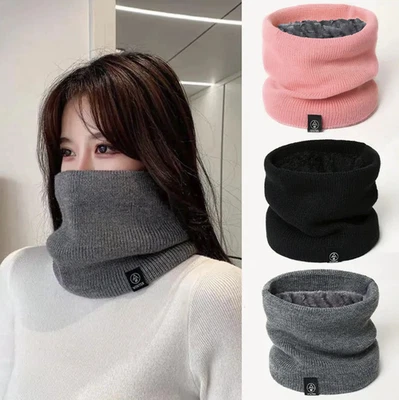 1 pieza Invierno Tejido Snood Bufanda Cálido Cachemira-Como Unisex Calentador de Cuello - NUEVO Foto 1 de 4