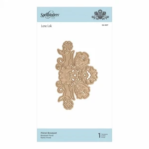Spellbinders Metal Cutting Die Lene Lok Floral Bouquet S4-897 - Picture 1 of 4