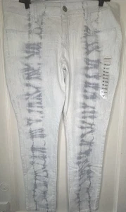 American Eagle Outfitters Größe 16 Bleach Distress niedrige Leibhöhe super dünne Jegging - Bild 1 von 13