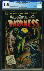 Adventures into Darkness #5 CGC 1.5 Standard 1952 1st Golden Age Pre-Code Horror - Picture 1 of 8