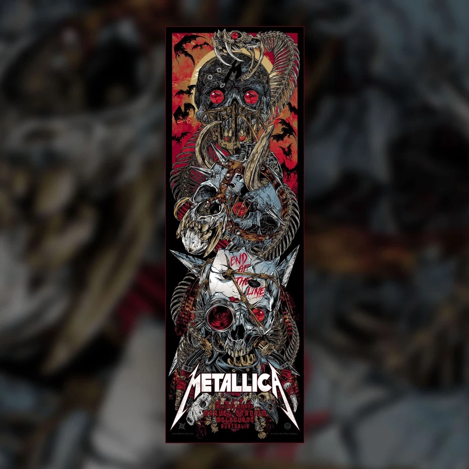 Metallica rock music group POSTER, FREE POST ,concerts, songs,guitars, drums,2